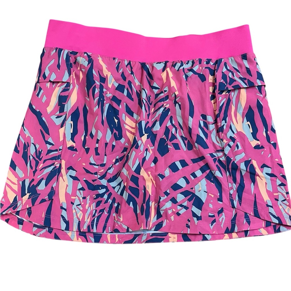 Reel Legends Pink and Blue Mini Bubble Skirt